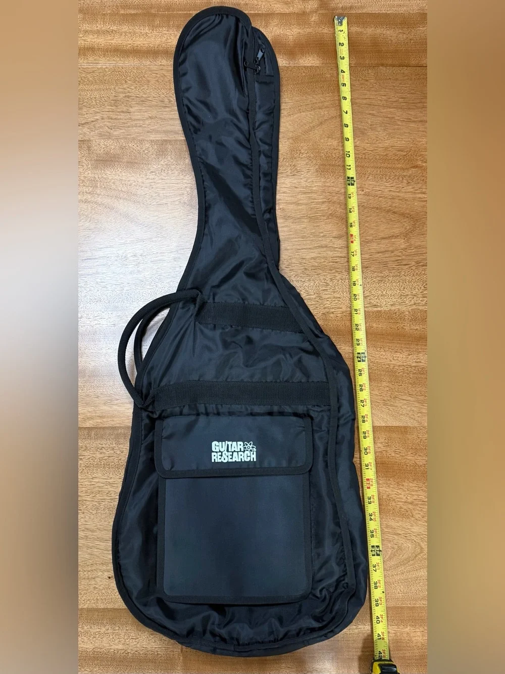 Black Padded Guitar Bag - Lightweight Carry Case